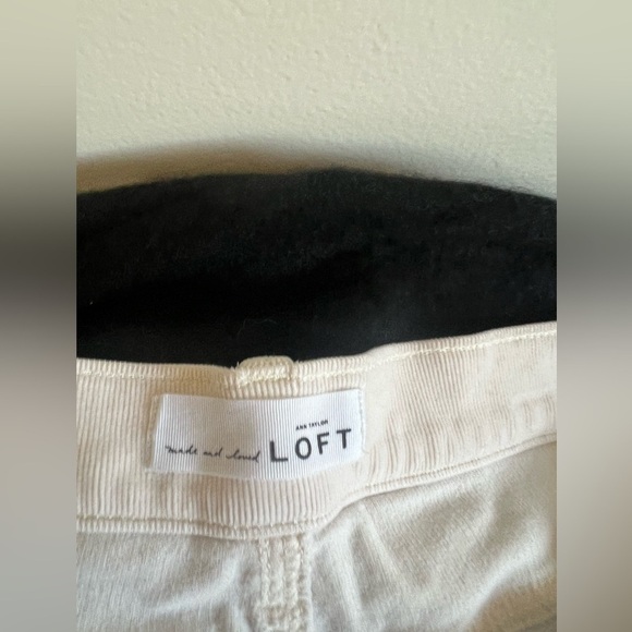 Ann Taylor - LOFT Modern Skinny White Cream Straight Leg Casual Pants - Picture 2 of 5